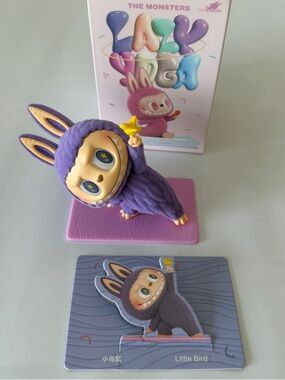 Pop Mart X THE MONSTERS Labubu: Lazy Yoga series Little Bird
